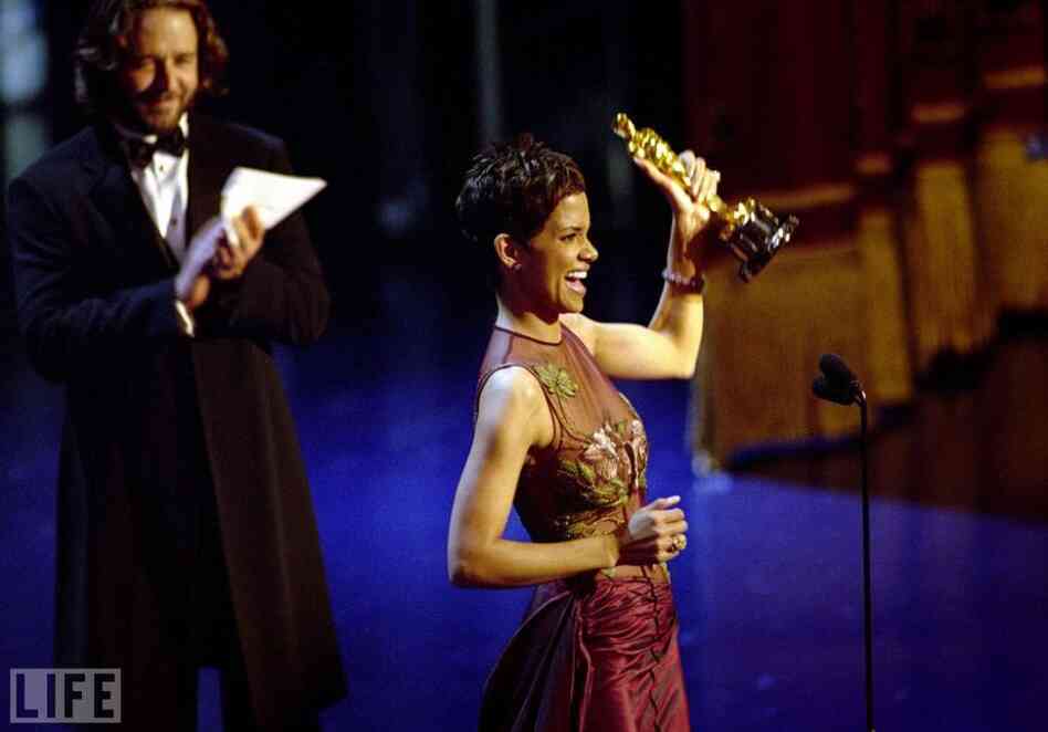 In 2002, Halle Berry became the first black woman to win Best Actress. In 2002, Halle Berry became the first black woman to win Best Actress.