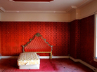 A deliciously creepy, dilapidated red room: the penthouse suite at L.A.'s Alexandria Hotel. A deliciously creepy, dilapidated red room: the penthouse suite at L.A.'s Alexandria Hotel.