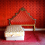A deliciously creepy, dilapidated red room: the penthouse suite at L.A.'s Alexandria Hotel. A deliciously creepy, dilapidated red room: the penthouse suite at L.A.'s Alexandria Hotel.