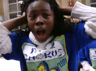A PS22 Chorus member reacts to news that their glee club will perform at the Academy Awards. A PS22 Chorus member reacts to news that their glee club will perform at the Academy Awards.