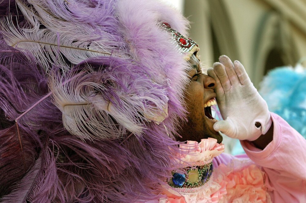 Second Chief "Lil Bo" of the Wild Magnolias.