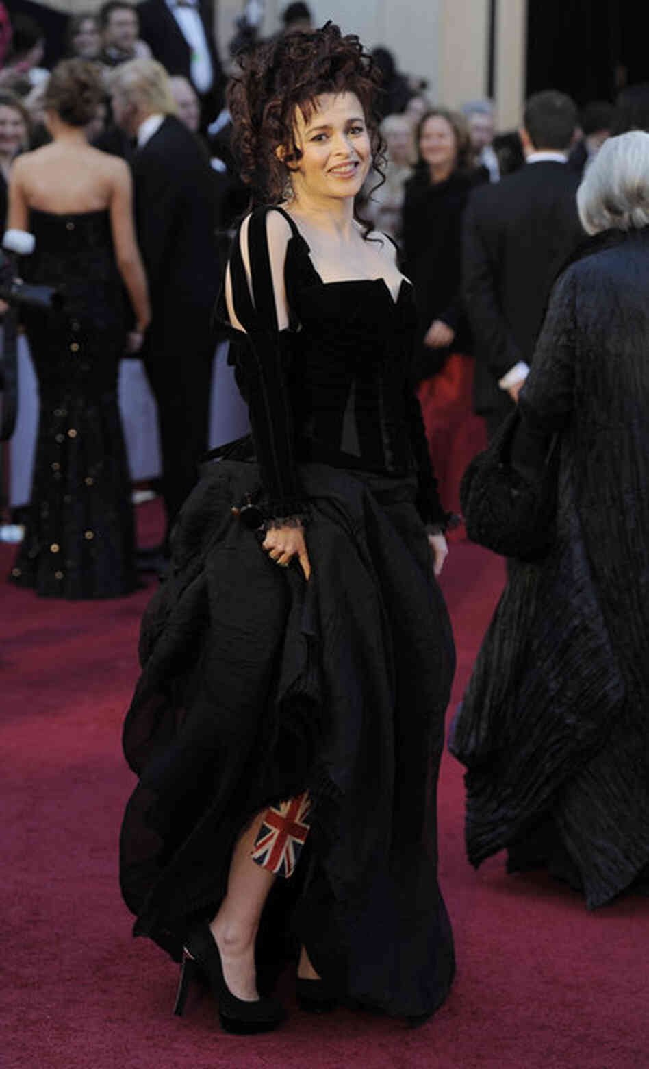 Helena Bonham Carter is nominated for Best Supporting Actress for her role as the Duchess of York in The King's Speech. 