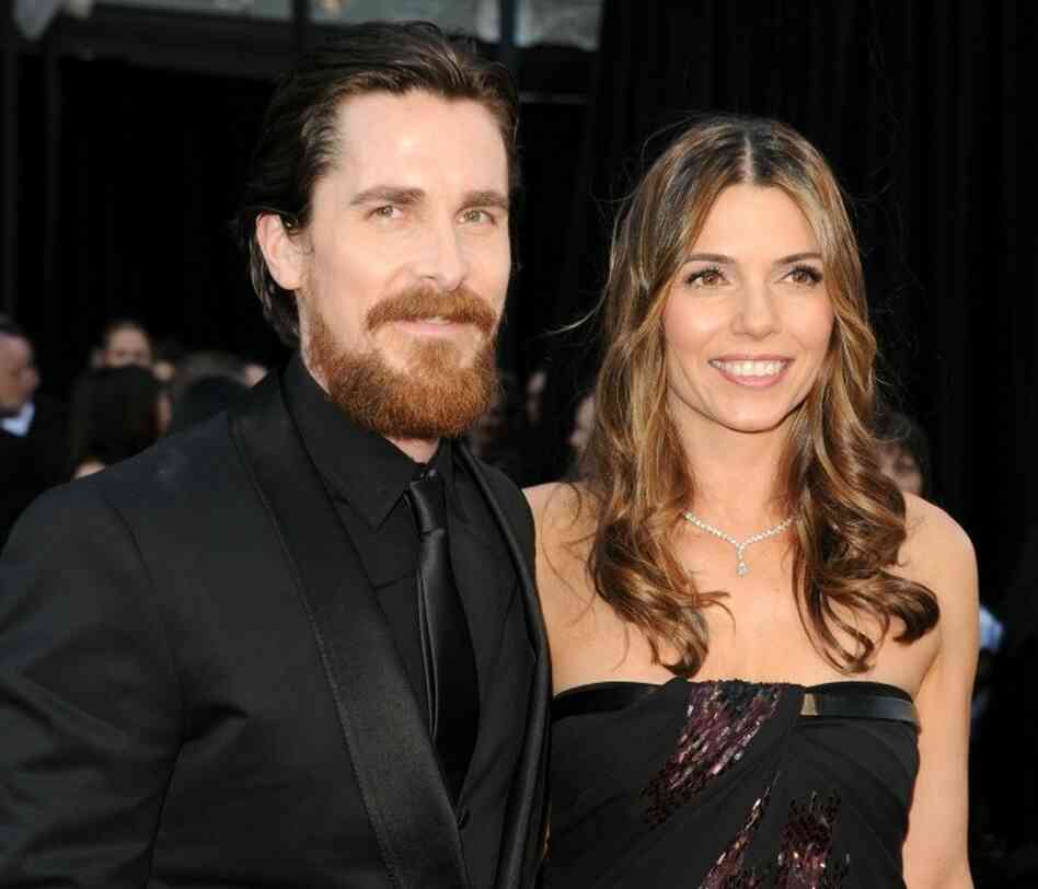 Christian Bale and wife Sibi Bale.