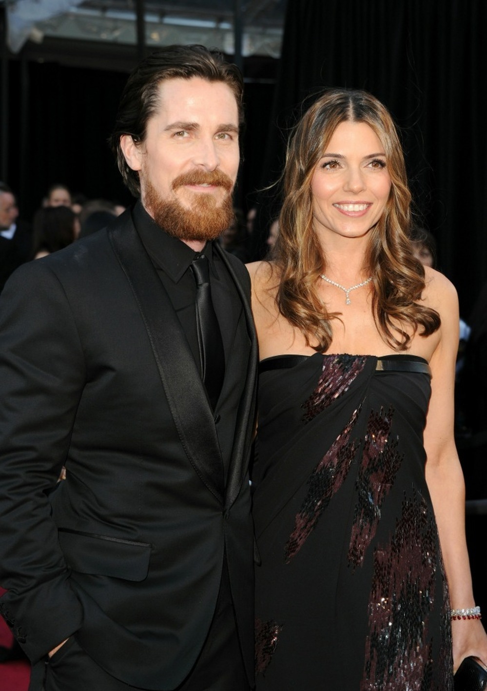 Christian Bale and wife Sibi Bale.