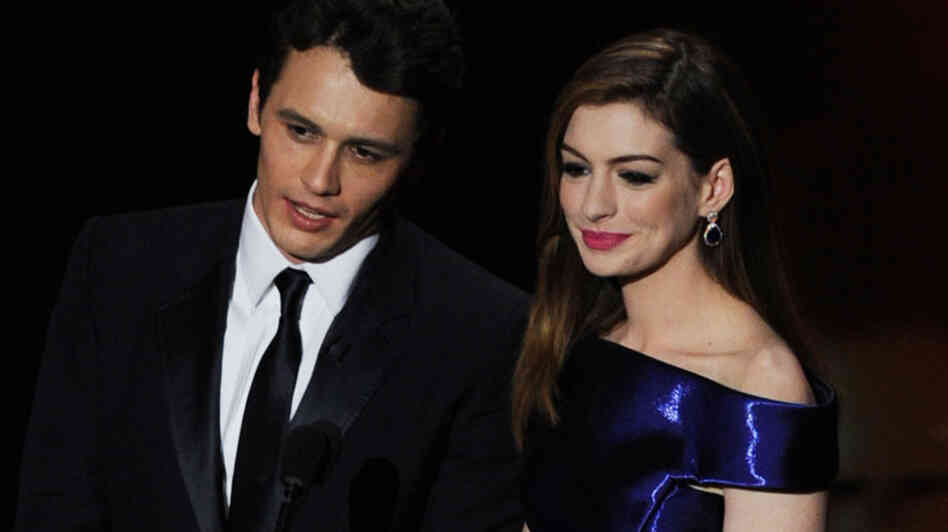 James Franco and Anne Hathaway apologized for their youth at Sunday night's Oscars. James Franco and Anne Hathaway apologized for their youth at Sunday night's Oscars.