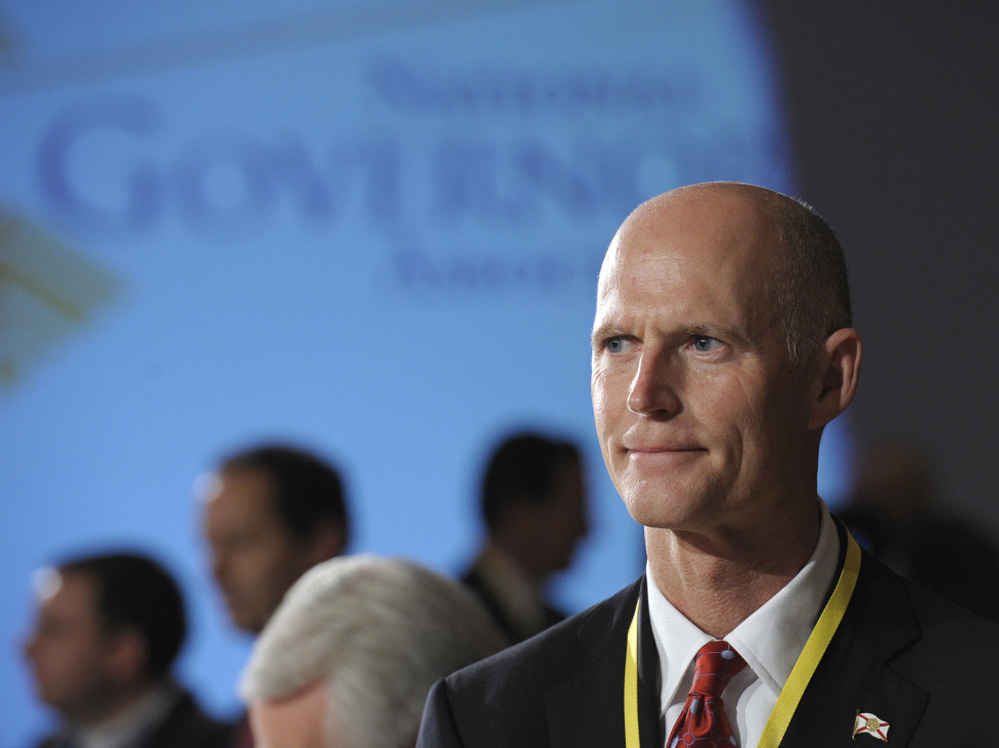 Florida Gov. Rick Scott says he is opposed to a prescription drug database because it is an invasion of privacy.
