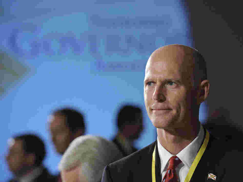 Florida Gov. Rick Scott says he is opposed to a prescription drug database because it is an invasion of privacy.