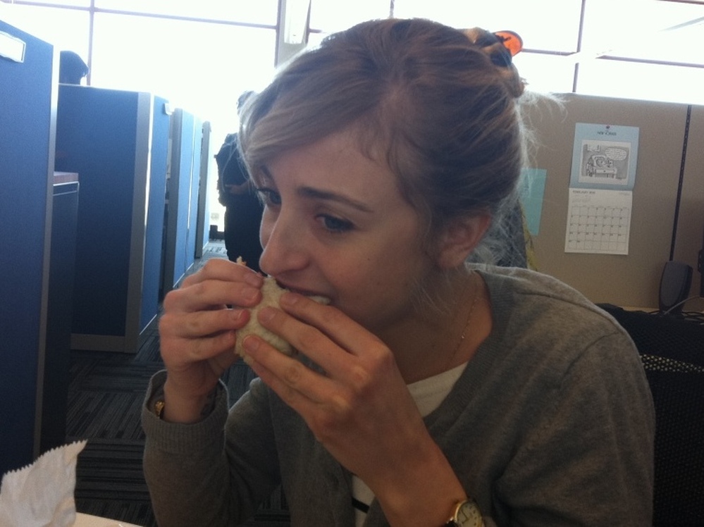 Eva's was saltier, because she cried into it.