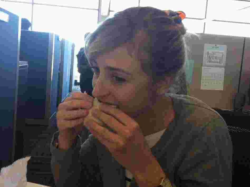 Eva's was saltier, because she cried into it.