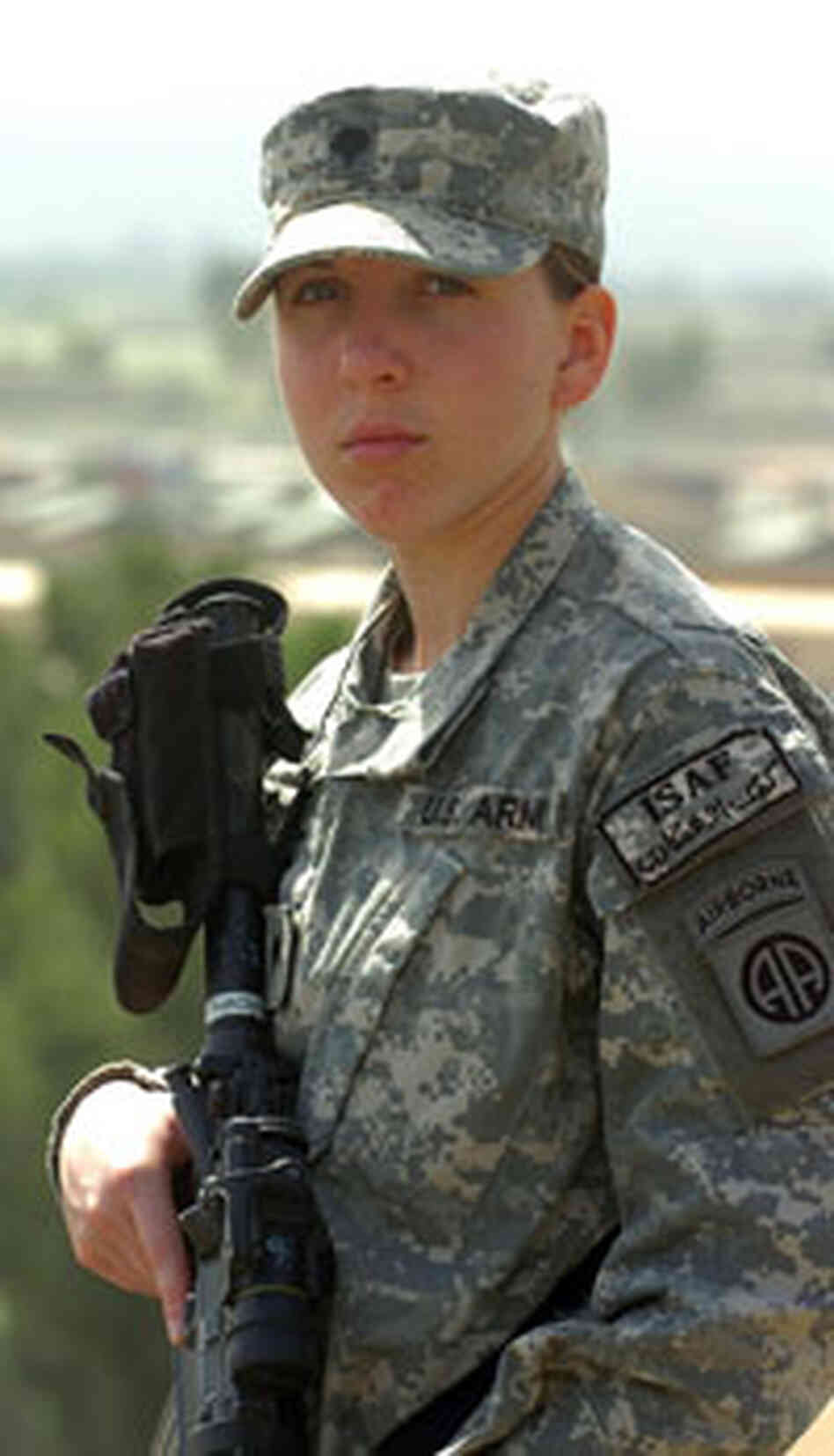 U.S. Army Spc. Monica Brown, a medic from the 82nd Airborne Division who served in Afghanistan. In 2008 she became the second female since World War II to receive the award for gallant actions while in combat. U.S. Army Spc. Monica Brown, a medic from the 82nd Airborne Division who served in Afghanistan. In 2008 she became the second female since World War II to receive the award for gallant actions while in combat.