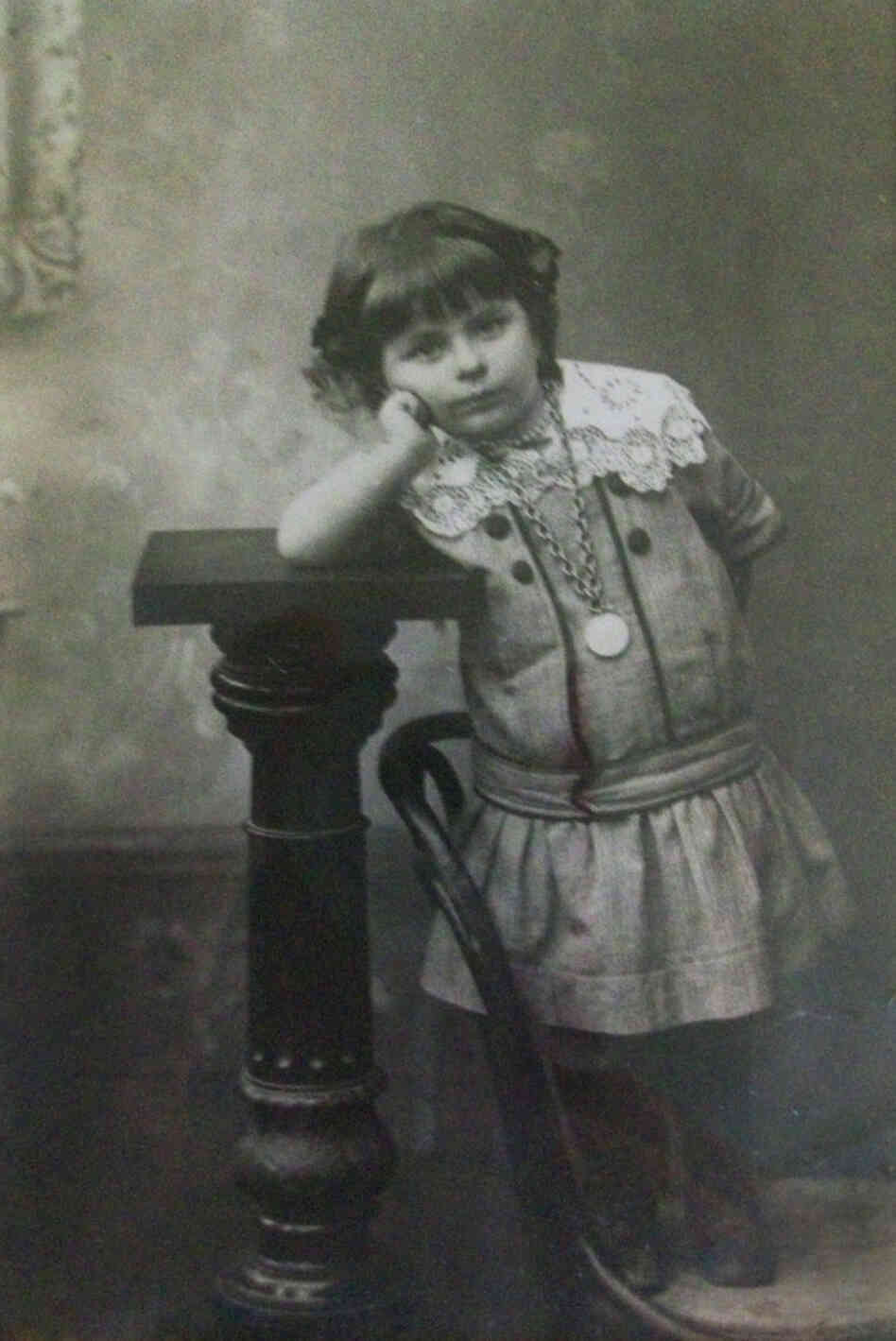 Lukas' novel was inspired by this photograph of a girl he found in a dusty shop in Istanbul. Lukas' novel was inspired by this photograph of a girl he found in a dusty shop in Istanbul.