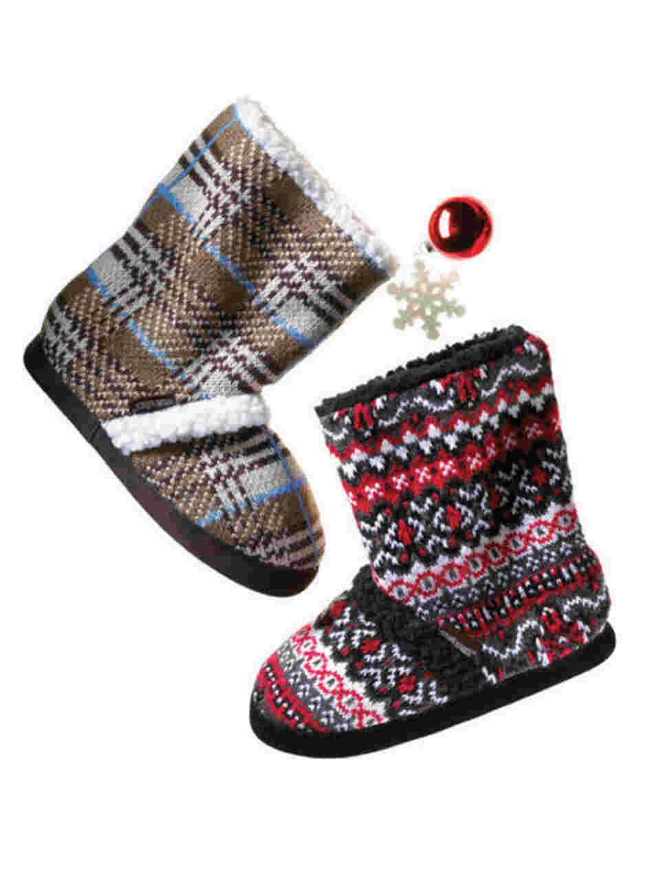 A pair of Christmas booties. Using the word "booty" to mean "plunder" has become impractical, as other connotations have overtaken its original meaning, religious scholars say.