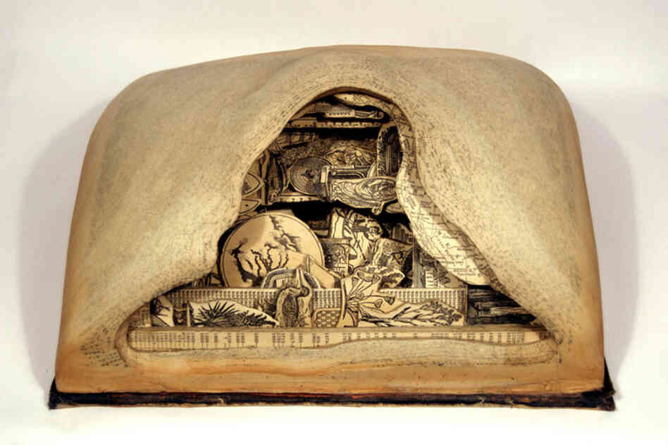 Mound 1, made from a dictionary.