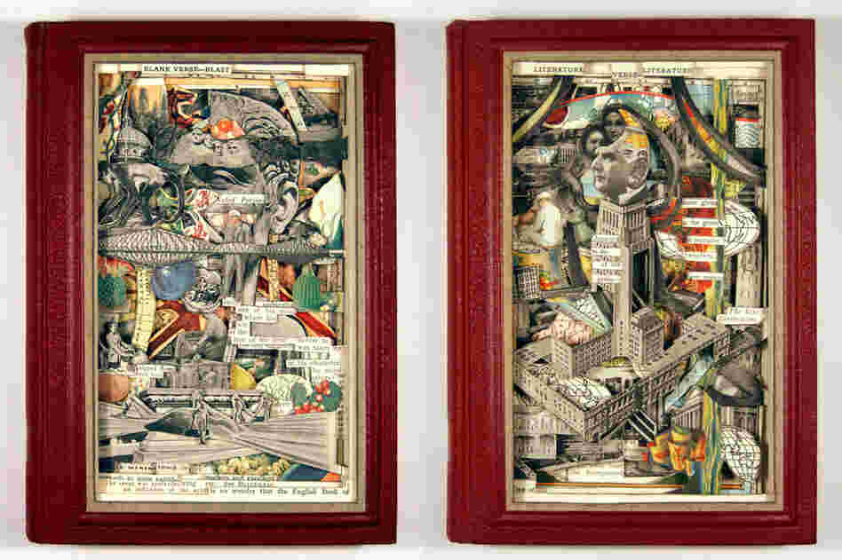 Two volumes from a set of encyclopedias: Benefit to Civil Service and Leisler to Mount Vernon.