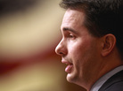 Wisconsin Gov. Scott Walker, Feb. 1, 2011. Wisconsin Gov. Scott Walker, Feb. 1, 2011.
