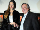 Moroccan-born dancer Karima El-Mahrough, nicknamed "Ruby the Heart Stealer," shakes hands with Austrian entrepreneur Richard Lugner, her date for the Vienna Opera Ball. Moroccan-born dancer Karima El-Mahrough, nicknamed "Ruby the Heart Stealer," shakes hands with Austrian entrepreneur Richard Lugner, her date for the Vienna Opera Ball.