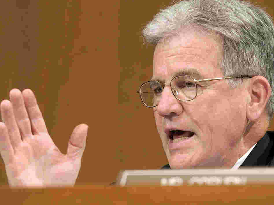 Sen. Tom Coburn, shown on Capitol Hill in this June 2010 photo.
