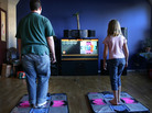 Dancing up a video storm can burn up a lot of calories. Dancing up a video storm can burn up a lot of calories.