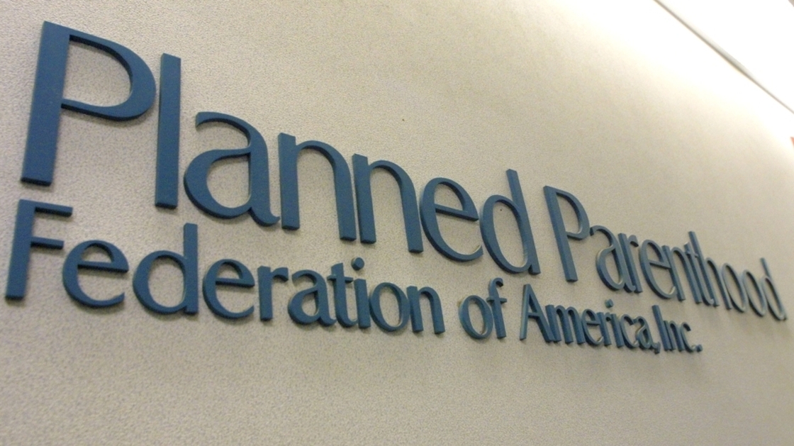 The offices of the Planned Parenthood Federation's national office in New York City. The House of Representatives has passed an amendment that would cut federal funding to the organization.