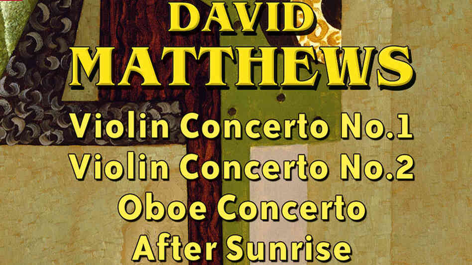 Album artwork for David Matthews' new CD of concertos. Album artwork for David Matthews' new CD of concertos.