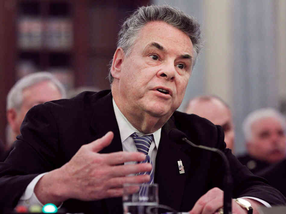 House Homeland Security Chairman Peter King (R-NY), shown on Capitol Hill in February, will preside over a hearing Thursday on radicalization among American Muslims. King says the hearing is necessary to investigate homegrown terrorism. Critics say he has an agenda. House Homeland Security Chairman Peter King (R-NY), shown on Capitol Hill in February, will preside over a hearing Thursday on radicalization among American Muslims. King says the hearing is necessary to investigate homegrown terrorism. Critics say he has an agenda.