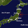 The magnitude 8.9 earthquake was centered about 80 miles east of Sendai.