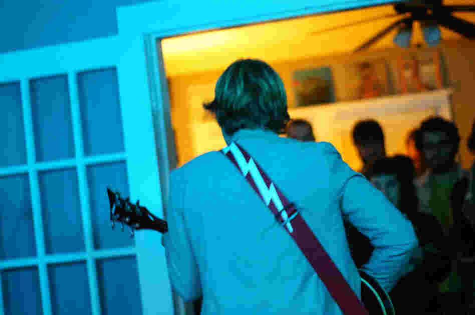 Luego at The Layabout, Craig Powell's house-turned-venue in Durham, N.C.