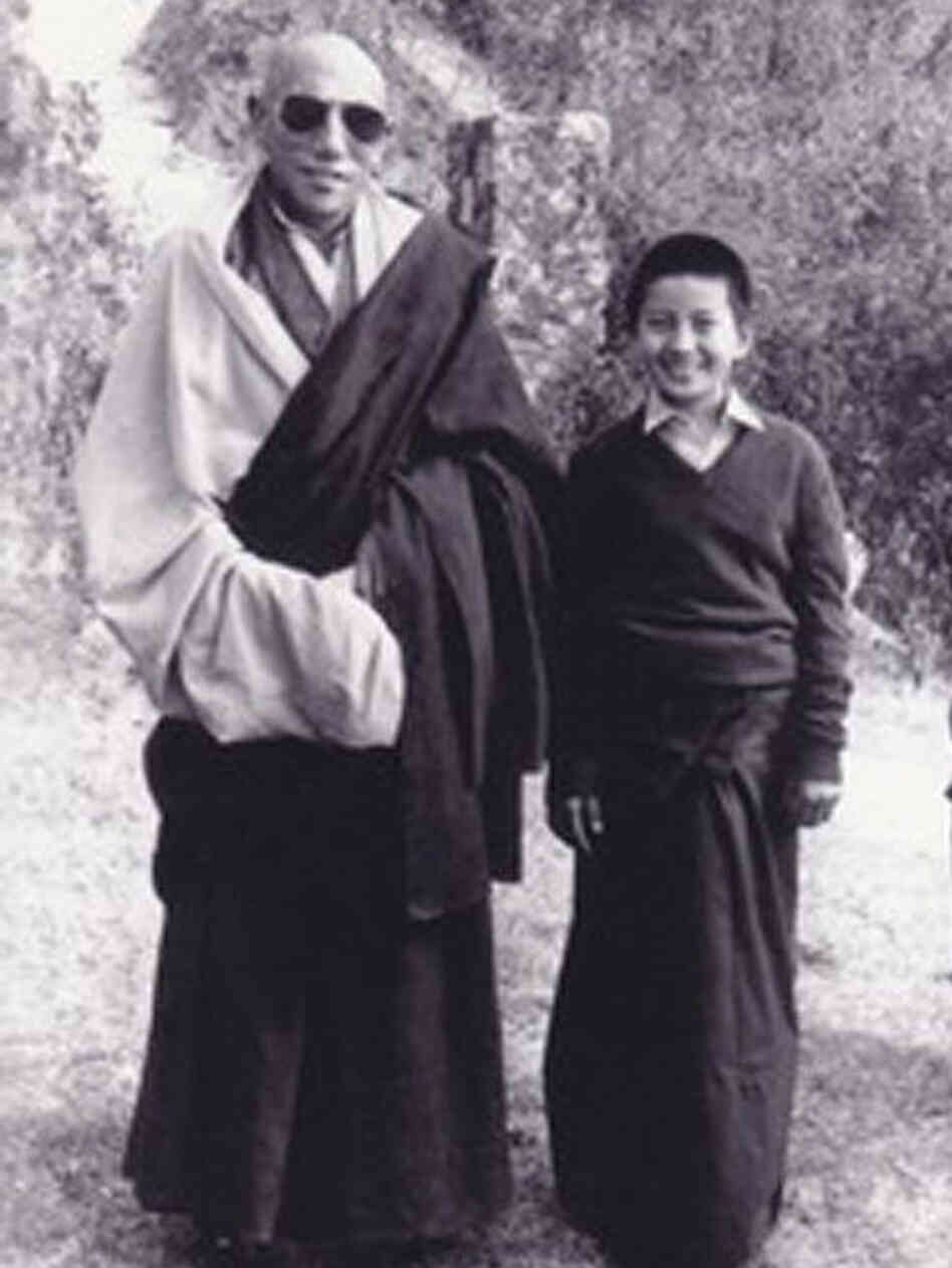 A young Ani Choying Drolma photographed near the Nagi Gompa monestary in the  foothills of Kathmandu.