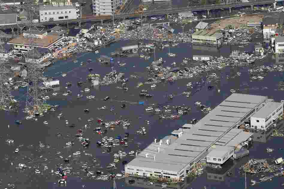 Areas of Sendai, the biggest city near the quake's epicenter, remain flooded. 
