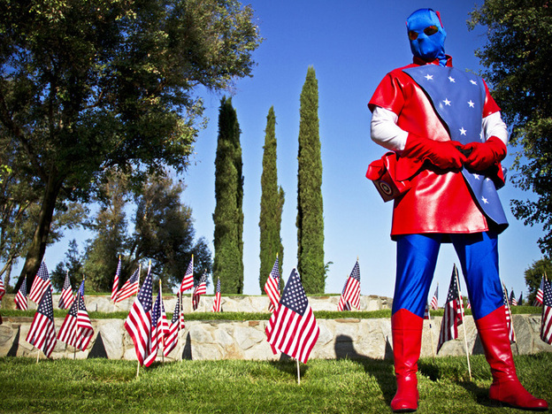 DC's Guardian, a "real life super hero." (Pierre-Elie de Pibrac)