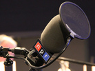 A microphone is ready for broadcast on Election Day in November 2010 at NPR headquarters in Washington, D.C. A microphone is ready for broadcast on Election Day in November 2010 at NPR headquarters in Washington, D.C.