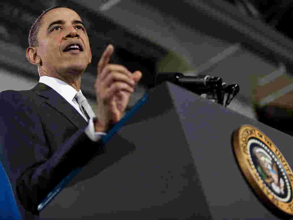 President Obama, shown delivering a speech in Virginia on Monday, promised two years ago to improve government transparency. A new study finds that so far, the administration has a mixed record.