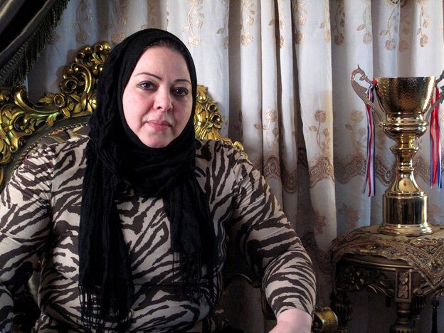 Essam's mother, Iman El-Minshawi, says she was terrified at first that her son was taking such an active role in the revolution, but now thinks of him as a hero.