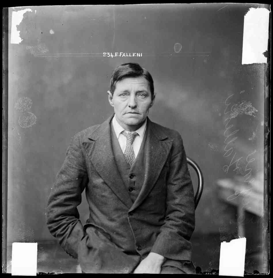 1920s criminal mugshot