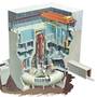 A diagram of the Mark I-type boiling water reactor, like the kind at the Fukushima nuclear facility.