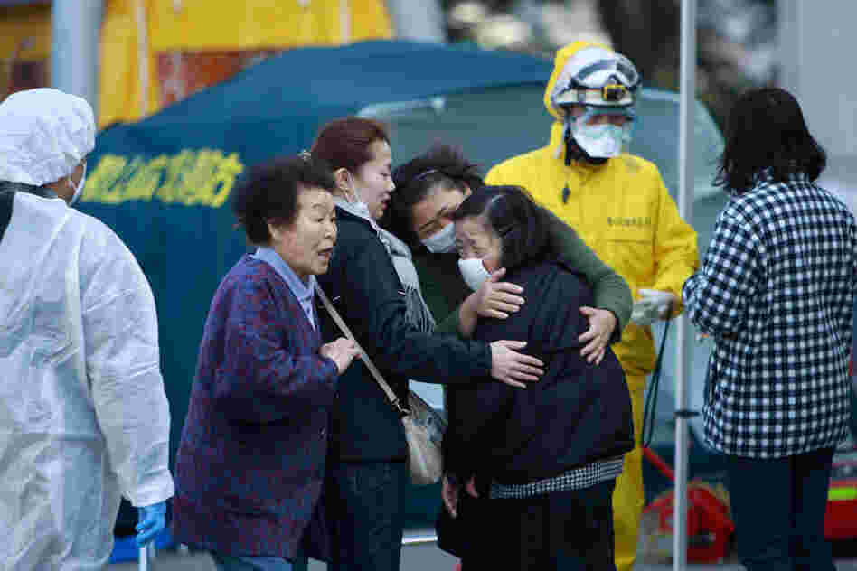 Residents are being evacuated and checked for radiation from areas surrounding the damaged Fukushima nuclear facilities, in Japan's Fukushima prefecture. 