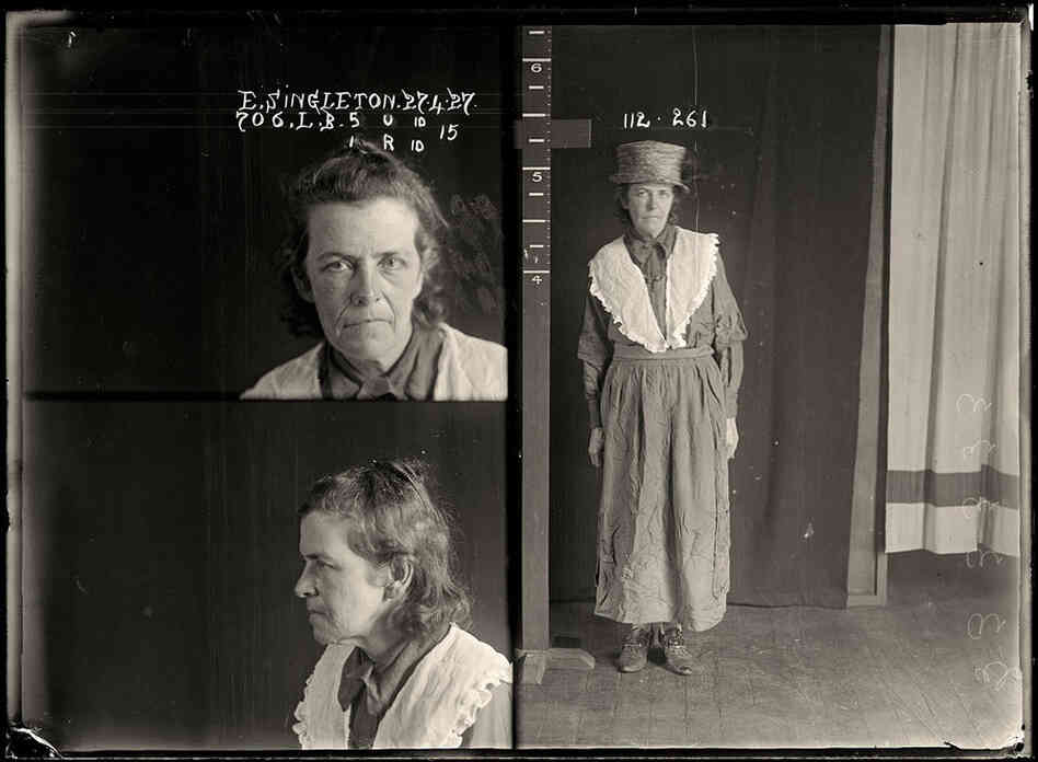 Elizabeth Singleton had multiple convictions for soliciting and was described in police records as a "common prostitute." Charged with: soliciting, common prostitute and vagrancy.