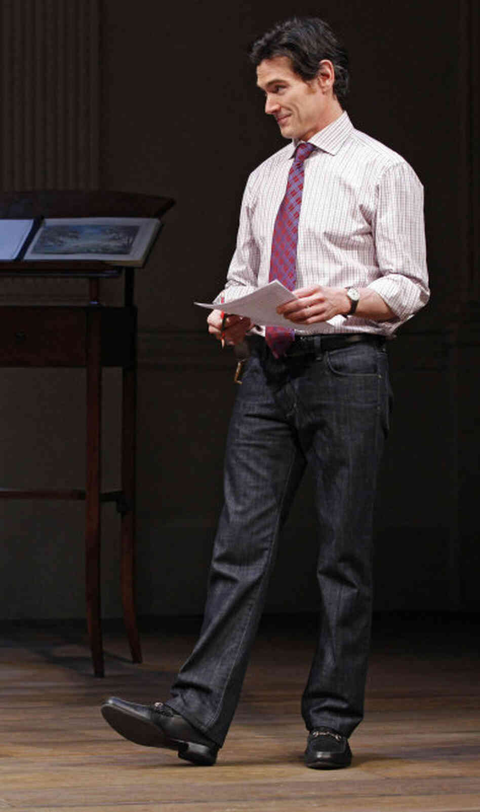 Billy Crudup plays the disdainful scholar Bernard in the current Broadway revival; 16 years ago, he made his Broadway debut as Septimus. Billy Crudup plays the disdainful scholar Bernard in the current Broadway revival; 16 years ago, he made his Broadway debut as Septimus.