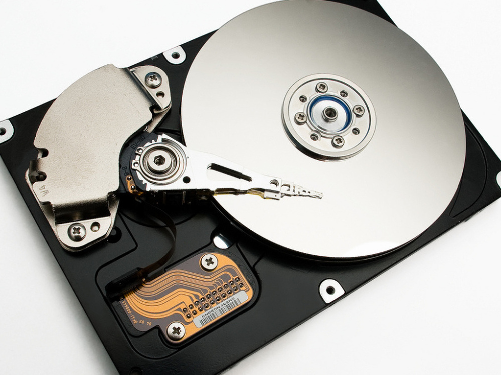 A computer hard drive, the preferred place to keep music in the age of the MP3.