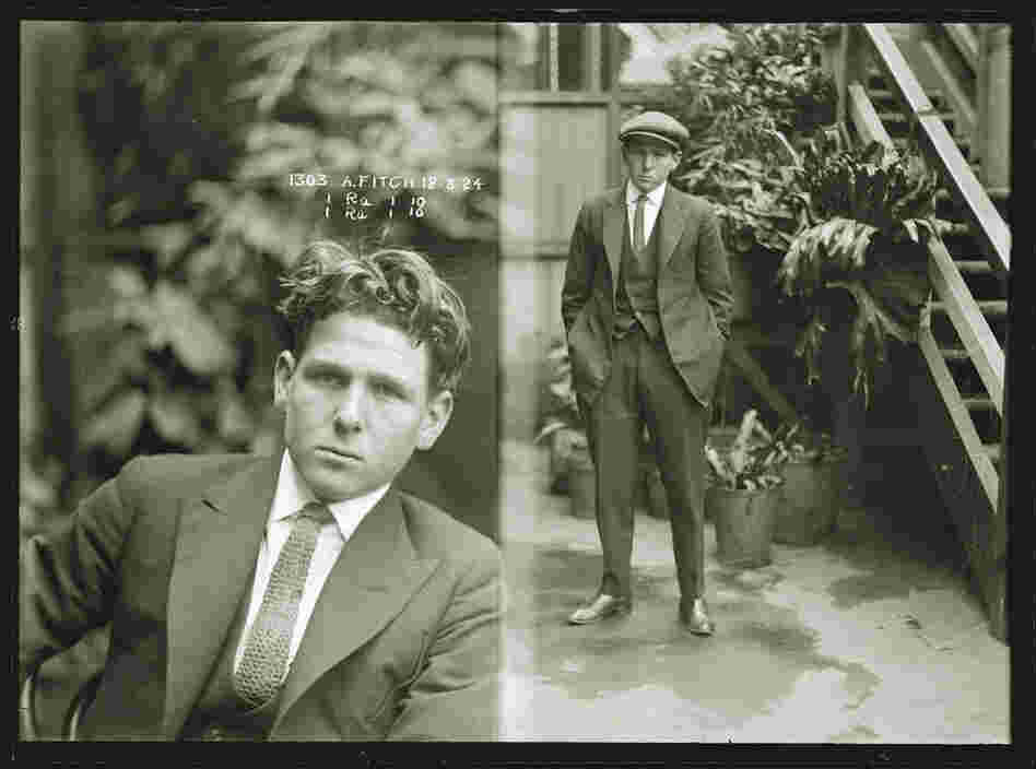 When this photograph was taken in 1924, Alfred Fitch was a car thief. He appears later in the 1933 New South Wales Criminal, described as "an unscrupulous criminal, who will lend his hand to any unlawful undertaking, irrespective of its nature, and invariably assaults, or endeavours to assault, police effecting his arrest."