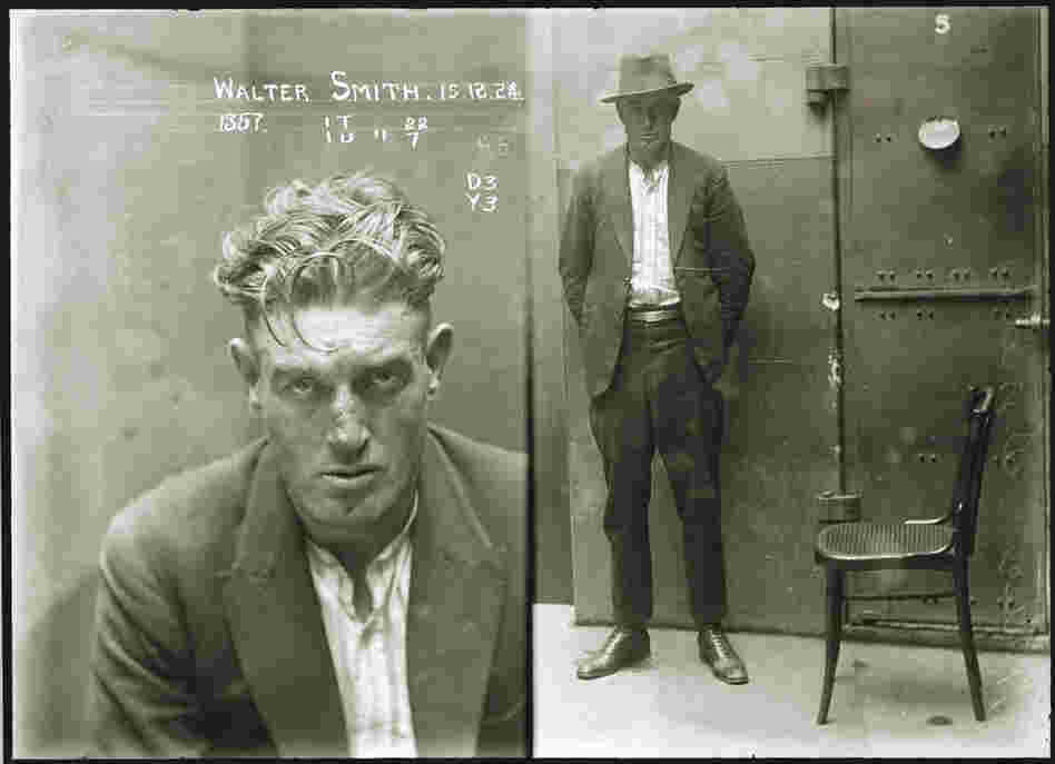Walter Smith is listed in the New South Wales Police Gazette in 1924 as "charged with breaking and entering the dwelling house of Edward Mulligan and stealing blinds," ... and with "stealing clothing in the dwelling house of Ernest Leslie Mortimer."