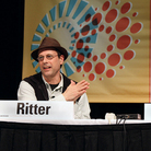 This shot captures me (left) speaking with singer-songwriter and now novelist Josh Ritter (right) about his upcoming book Bright's Passage in part of Interactive SXSW. This shot captures me (left) speaking with singer-songwriter and now novelist Josh Ritter (right) about his upcoming book Bright's Passage in part of Interactive SXSW.