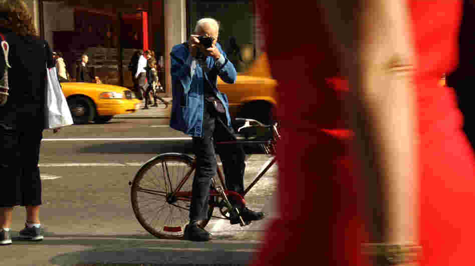 Snap and go: For more than 50 years, Bill Cunningham has navigated New York on his bicycle — he's had 27 stolen — chronicling the fashion spectrum from sidewalk to catwalk. Snap and go: For more than 50 years, Bill Cunningham has navigated New York on his bicycle — he's had 27 stolen — chronicling the fashion spectrum from sidewalk to catwalk.