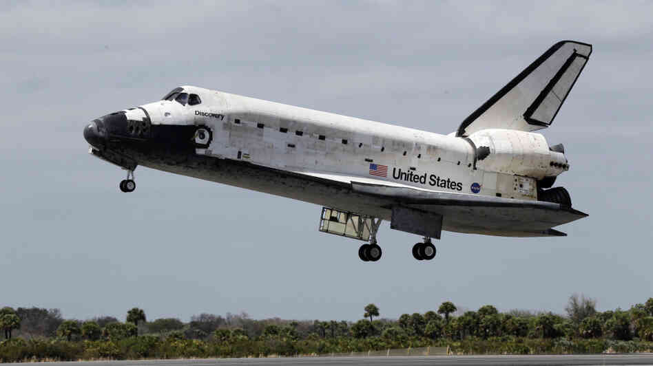 Space shuttle Discovery ended its 39th and final mission to space Wednesday, touching down at Kennedy Space Center in Cape Canaveral, Fla., just before noon local time. Space shuttle Discovery ended its 39th and final mission to space Wednesday, touching down at Kennedy Space Center in Cape Canaveral, Fla., just before noon local time.