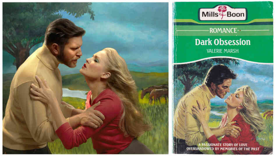 A couple re-creates romance book covers A couple re-creates romance book covers