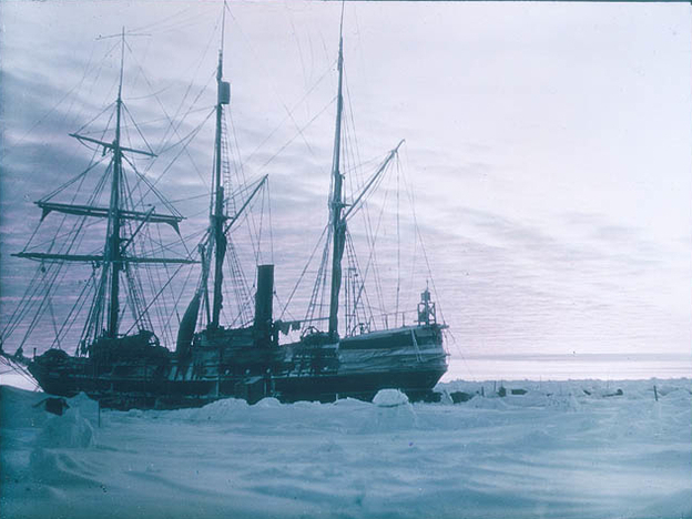 Trapped in ice