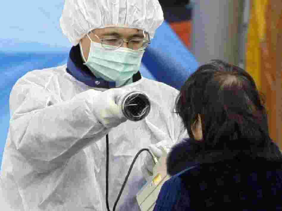 Medical staff checks radiation levels of a resident in Koriyama city in Fukushima prefecture, Japan. Radioactivity ratings remain high in the prefecture, home to the Fukushima Daiichi nuclear  power plant.