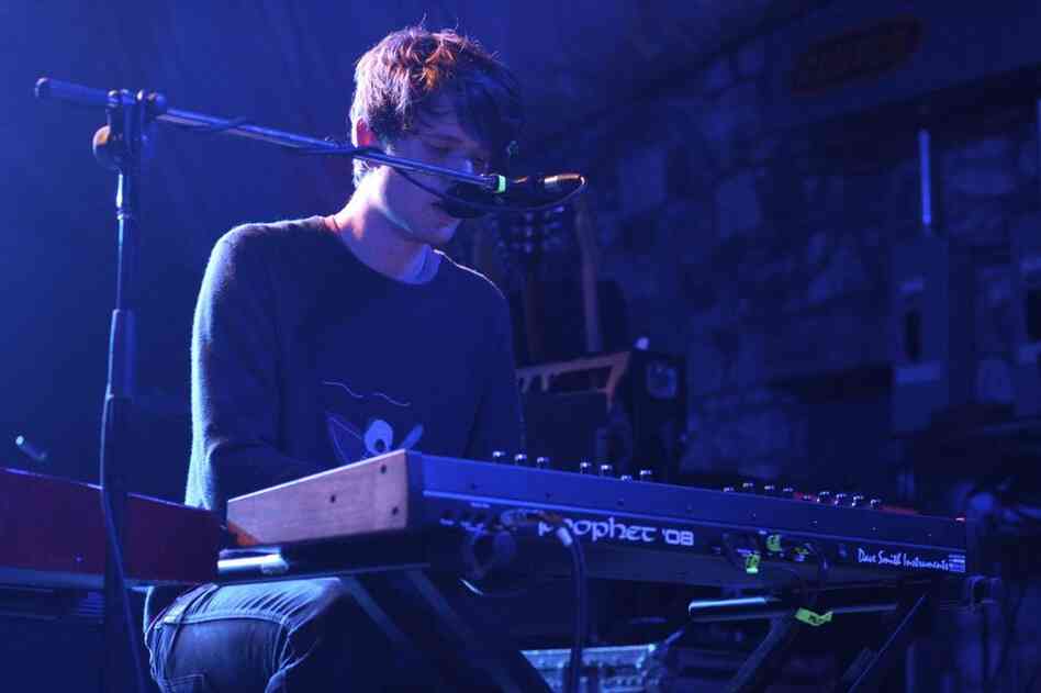 Bathed in blue light for much of his set, James Blake crafted a show that was alternately ghostly in its beauty and knee-rattling in its bass-heavy rumble. 