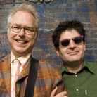 From left to right: Kenny Wollesen, Bill Frisell and Tony Scherr. From left to right: Kenny Wollesen, Bill Frisell and Tony Scherr.