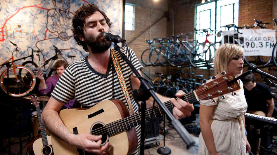 The Head and The Heart performed live on KEXP from Mellow Johnny's Bike Shop in downtown Austin for SXSW.